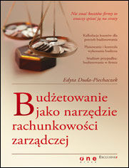 Okładka książki Budżetowanie jako narzędzie rachunkowości zarządczej