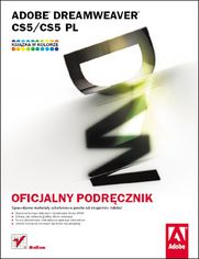 Okładka książki Adobe Dreamweaver CS5/CS5 PL. Oficjalny podręcznik