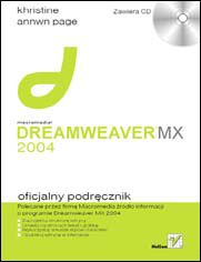 Okładka książki Macromedia Dreamweaver MX 2004. Oficjalny podręcznik