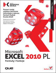 Okładka: Microsoft Excel 2010 PL. Formuły i funkcje. Akademia Excela