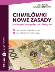 Okładka: Chwilówki: nowe zasady