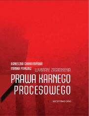 Okładka: Wybrane zagadnienia prawa karnego procesowego