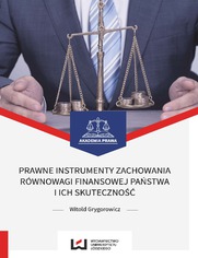 Prawne instrumenty zachowania równowagi finansowej państwa i ich skuteczność