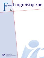 "Forum Lingwistyczne" 2017, nr 4