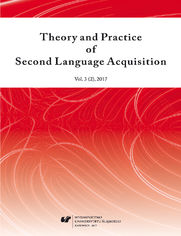 "Theory and Practice of Second Language Acquisition" 2017. Vol. 3 (2)