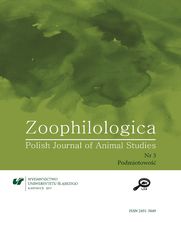 "Zoophilologica. Polish Journal of Animal Studies" 2017, nr 3: Podmiotowość