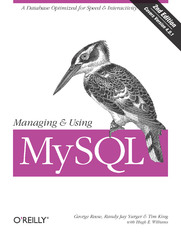 Okładka: Managing & Using MySQL. Open Source SQL Databases for Managing Information & Web Sites. 2nd Edition