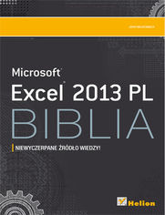 Okładka książki Excel 2013 PL. Biblia