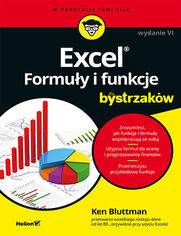 Okładka książki Excel. Formuły i funkcje dla bystrzaków. Wydanie VI