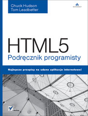 Okładka książki HTML5. Podręcznik programisty