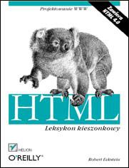 Okładka książki HTML. Leksykon kieszonkowy