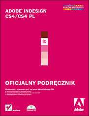 Okładka: Adobe InDesign CS4/CS4 PL. Oficjalny podręcznik