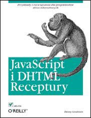 Okładka książki JavaScript i DHTML. Receptury