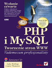 Okładka książki PHP i MySQL. Tworzenie stron WWW. Vademecum profesjonalisty. Wydanie  czwarte