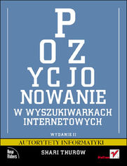 Okładka książki Pozycjonowanie w wyszukiwarkach internetowych. Wydanie II