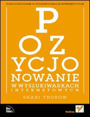 Okładka książki Pozycjonowanie w wyszukiwarkach internetowych