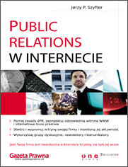 Okładka książki Public Relations w Internecie