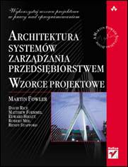 Okładka książki Architektura systemów zarządzania przedsiębiorstwem. Wzorce projektowe