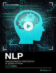 Okładka kursu NLP. Kurs video. Analiza danych tekstowych w języku Python