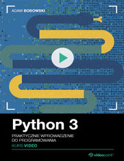 Okładka - Python 3. Kurs video. Praktyczne wprowadzenie do programowania