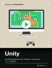 Okładka kursu Unity. Kurs video. Od programisty do twórcy gier RPG