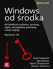 Windows od środka. Architektura systemu, procesy, wątki, zarządzanie pamięcią i dużo więcej. Wydanie VII