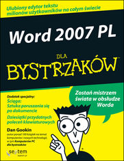 Okładka książki Word 2007 PL dla bystrzaków
