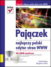 Okładka książki Pajączek. Najlepszy polski edytor stron WWW