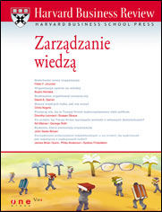 Okładka książki Harvard Business Review. Zarządzanie wiedzą