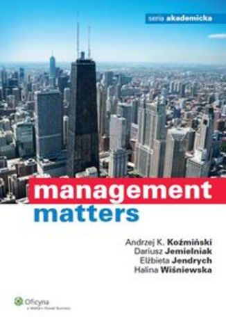 Okładka książki/ebooka Management matters