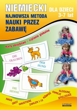 Okładka książki/ebooka Niemiecki dla dzieci 3-7 lat. Najnowsza metoda nauki przez zabawę