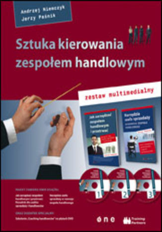 Okładka książki/ebooka Sztuka kierowania zespołem handlowym. Zestaw multimedialny