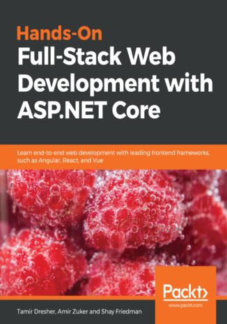 Okładka książki/ebooka Hands-On Full-Stack Web Development with ASP.NET Core