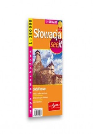 Okładka książki/ebooka Słowacja. Mapa samochodowa (See it)