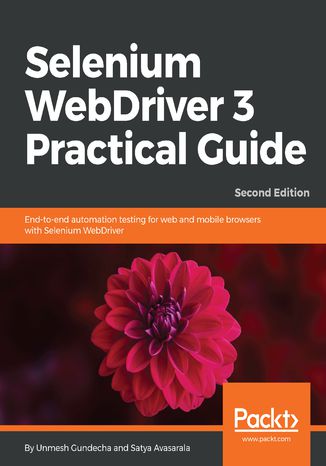 Okładka książki/ebooka Selenium WebDriver 3 Practical Guide