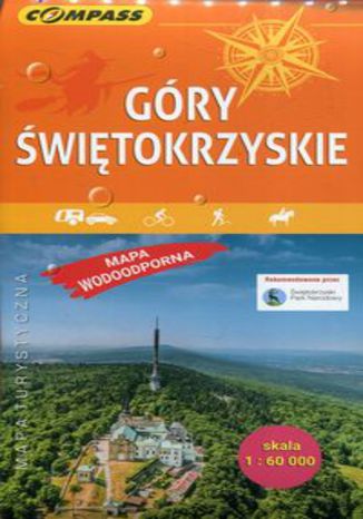 Okładka książki/ebooka Góry Świętokrzyskie mapa turystyczna wodoodporna 1:60 000