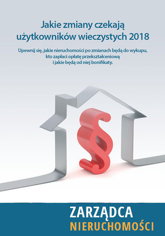 Okładka książki/ebooka Zmiany dla użytkowników wieczystych 2018
