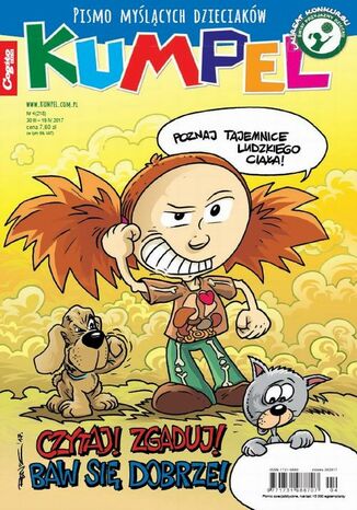 Okładka książki/ebooka Kumpel nr 4 (218). Pismo myślących dzieciaków i ich rodziców