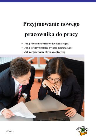 Okładka książki/ebooka Przyjmowanie nowego pracownika do pracy