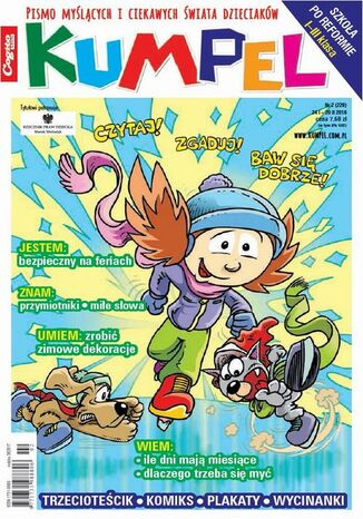 Okładka książki/ebooka Kumpel nr 2 (228) 24 I - 20 II 2018. Pismo myślących dzieciaków i ich rodziców