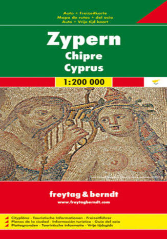 Okładka książki/ebooka Cypr mapa 1:200 000 Freytag & Berndt