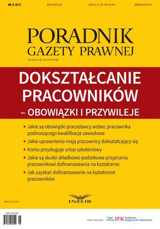 Okładka książki/ebooka Dokształcanie pracowników - obowiązki i przywileje