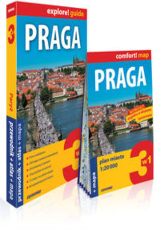Okładka książki/ebooka Praga 3w1 przewodnik + atlas + mapa