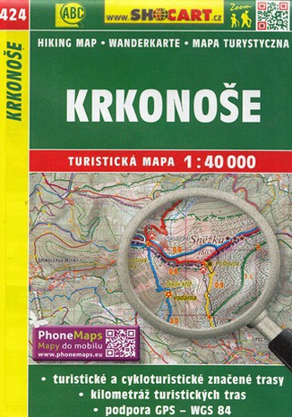 Okładka książki Krkonoše, 1:40 000