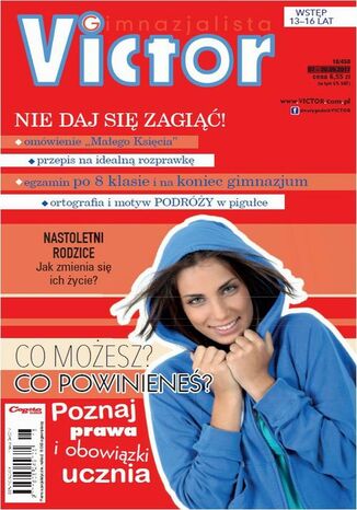 Okładka książki/ebooka Victor Gimnazjalista nr 18/450 07 20.09.2017