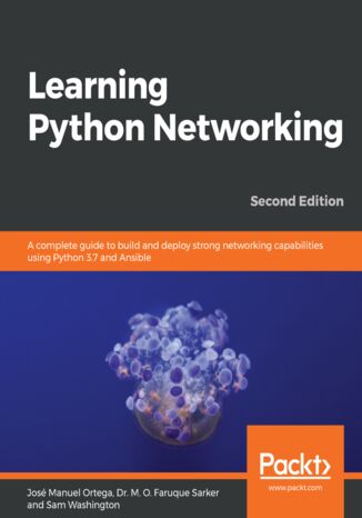 Okładka książki/ebooka Learning Python Networking