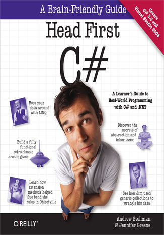 Okładka książki/ebooka Head First C#