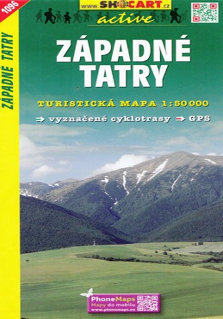 Okładka książki Západné Tatry, 1:50 000