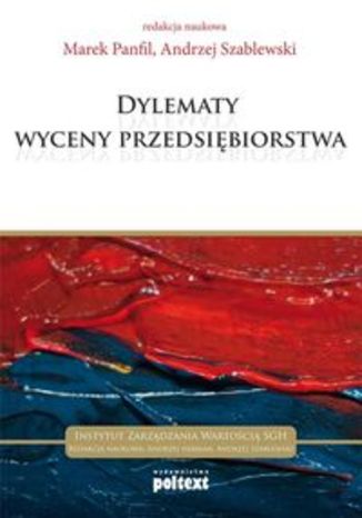 Okładka książki/ebooka Dylematy wyceny przedsiębiorstwa