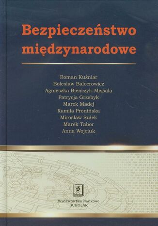 Okładka książki/ebooka Bezpieczeństwo międzynarodowe